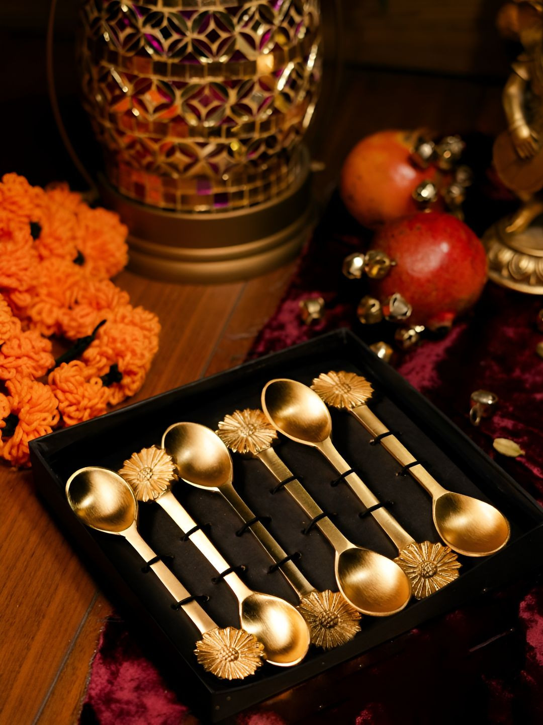 ArteCasa Gold-Toned Brass Cutlery Set of