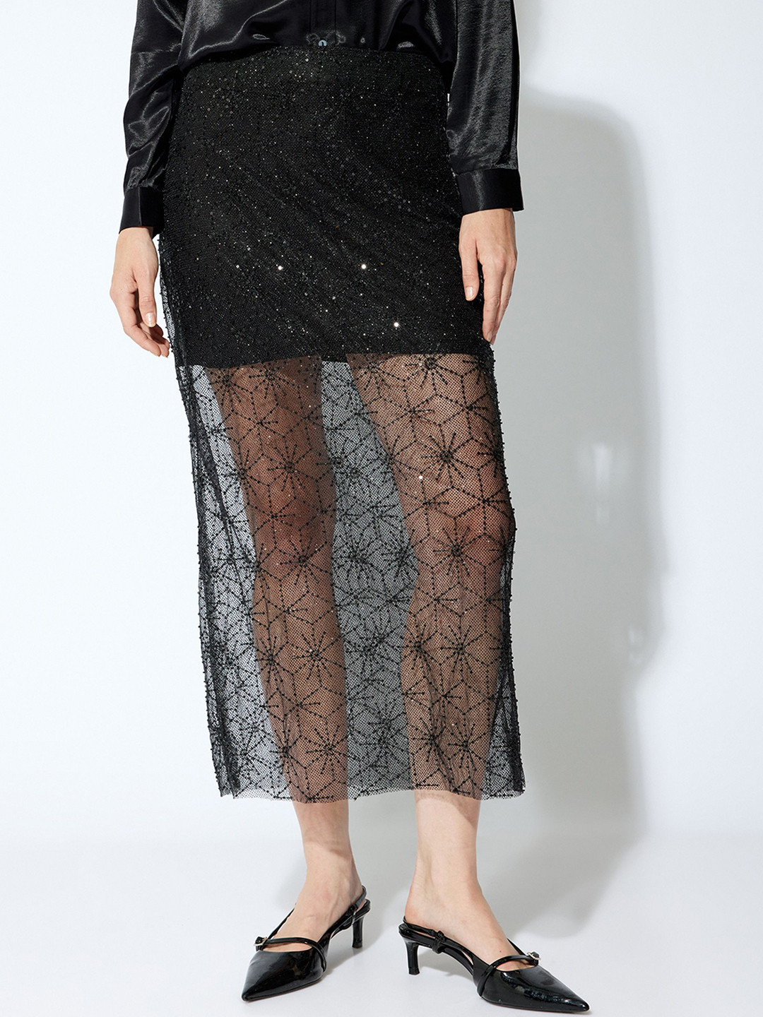 Koton Self Designed Maxi Skirt