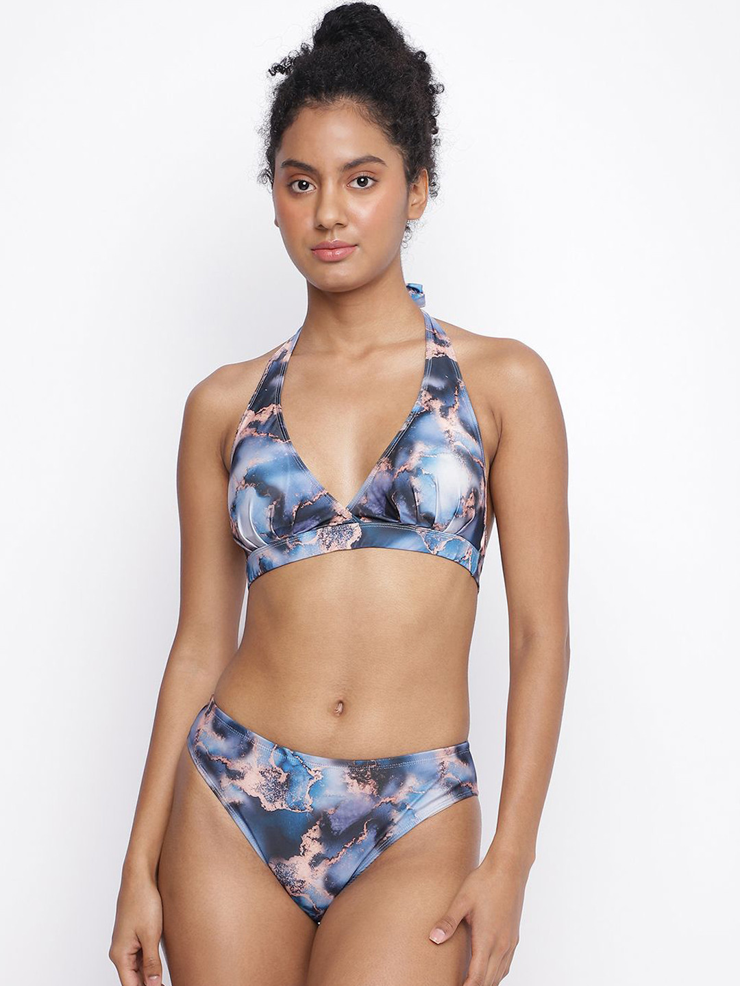 La Intimo  Set of 3 Suheli Par Printed Bikini