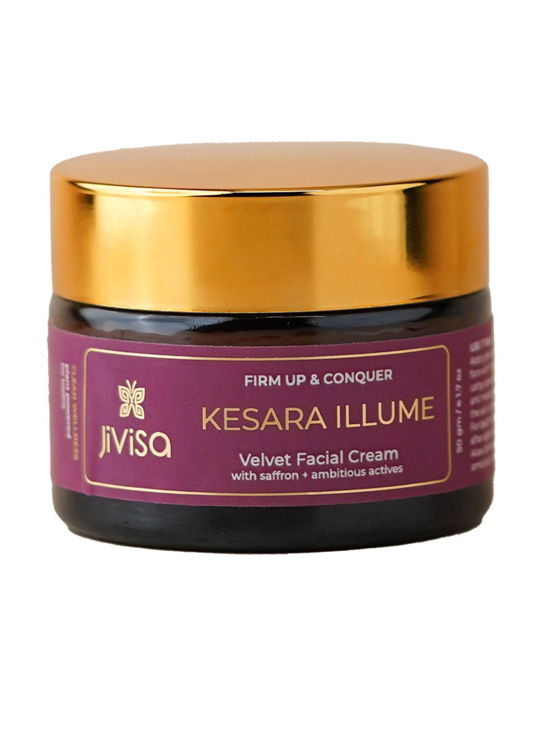 JiViSa Kesara Illume Firming Velvet Facial Cream With Saffron - 50 g
