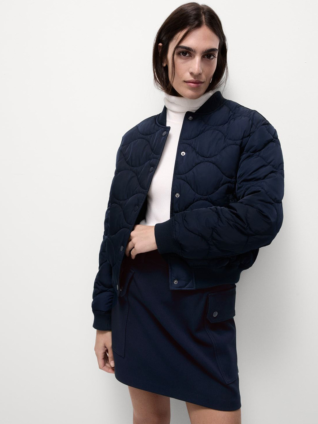 Marks & Spencer Women Colourblocked without Puffer Jacket