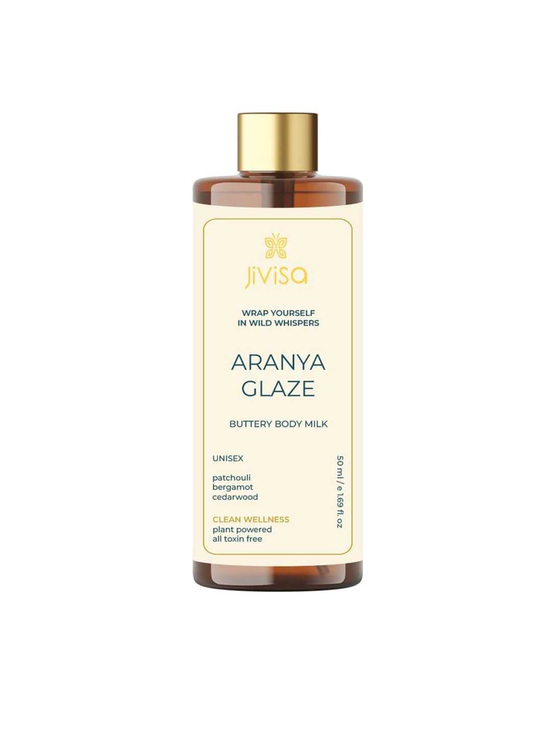 JiViSa Aranya Glaze Buttery Body Milk Enriched with Jojoba Oil - 50 ml