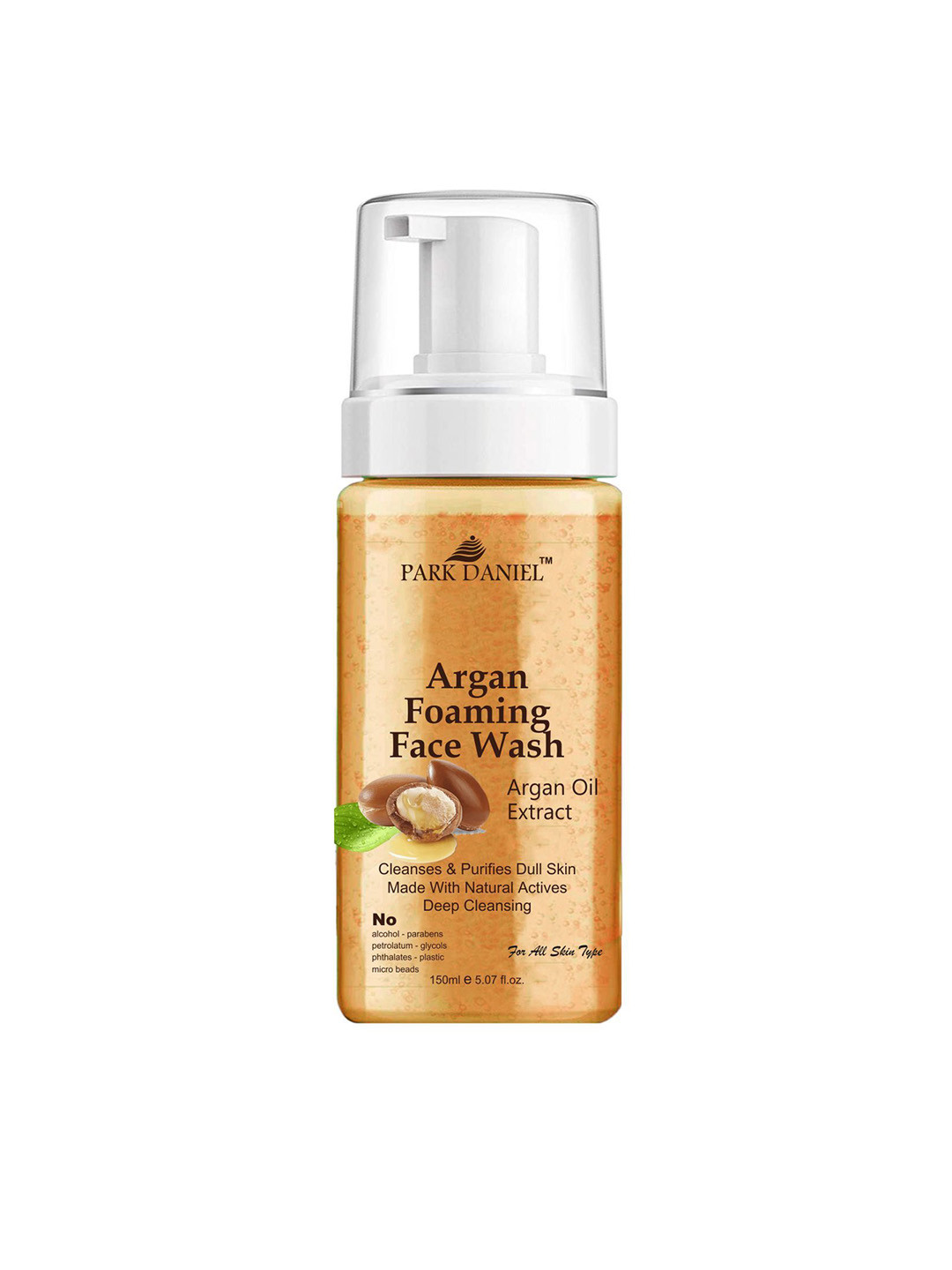 Park Daniel Set Of 2 Argan & Tea Tree Foaming Face Wash - 150 ml Each