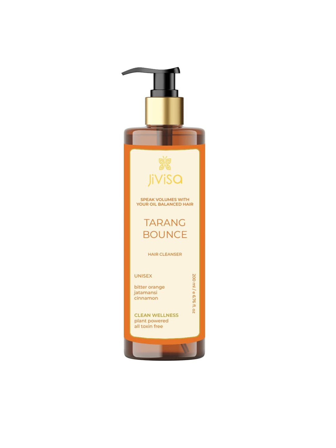 JiViSa Tarang Bounce Hair Cleanser for Oil Balancing and Volume Boost - 200 ml