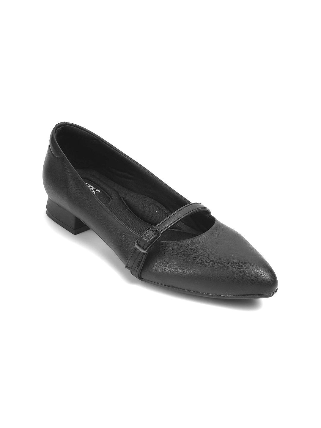 PEPPER Embellished Work Block Mary Janes with Buckles