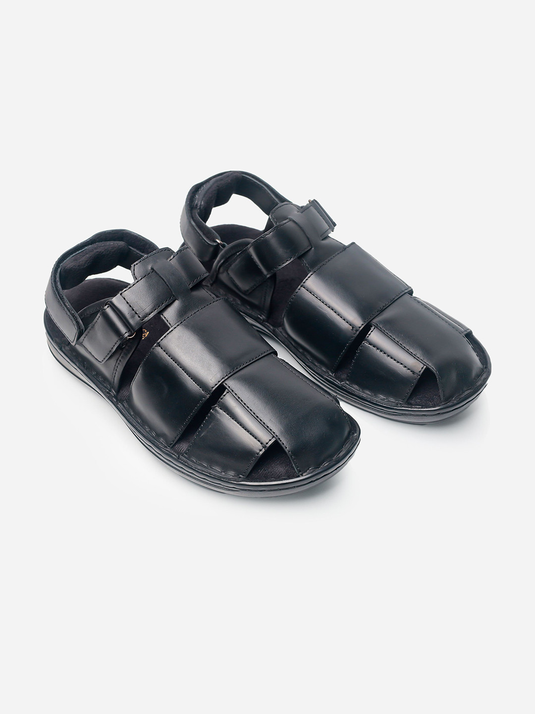 LA MARCA Men Colourblocked Leather Fashion