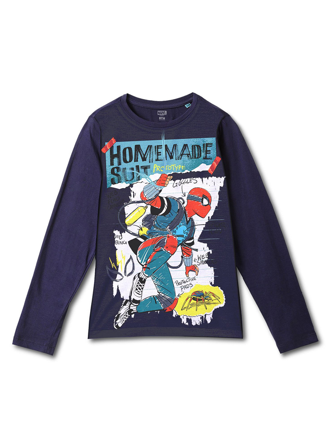 Wear Your Mind Boys Printed Applique T-shirt