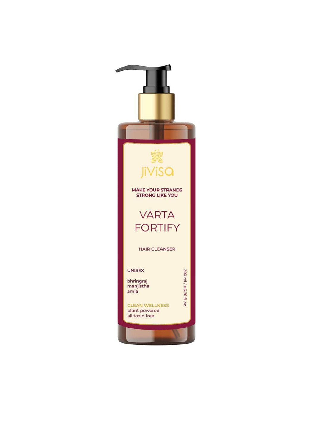 JiViSa Varta Fortify Strengthening Hair Cleanser for Strong and Healthy Hair - 200 ml