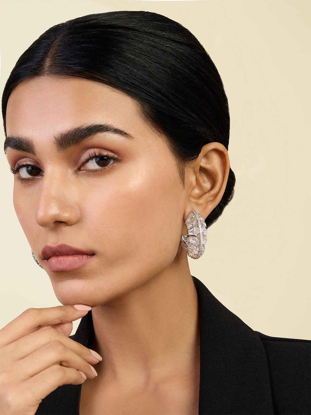 Isharya Contemporary Hoop Earrings