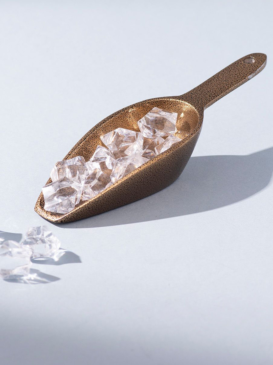 nestroots Yellow Stainless Steel Serving Spoon