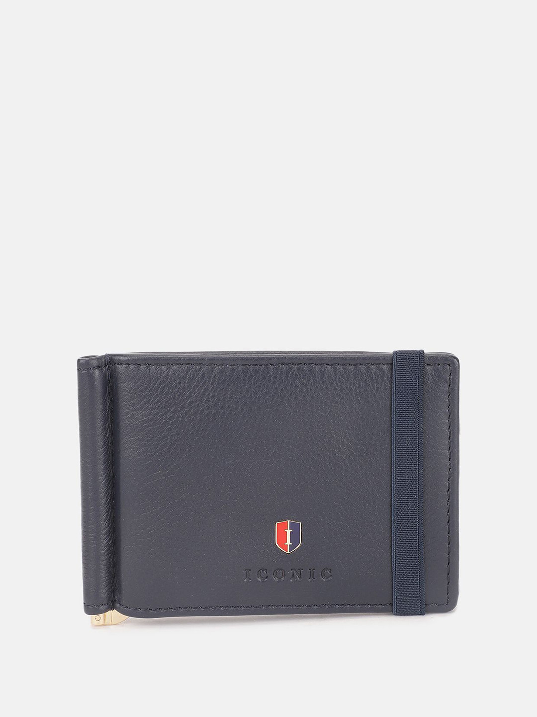 Iconic Men Leather Two Fold Wallet