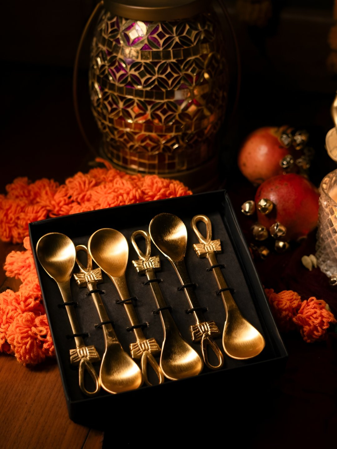 ArteCasa Gold-Toned Brass Cutlery Set of