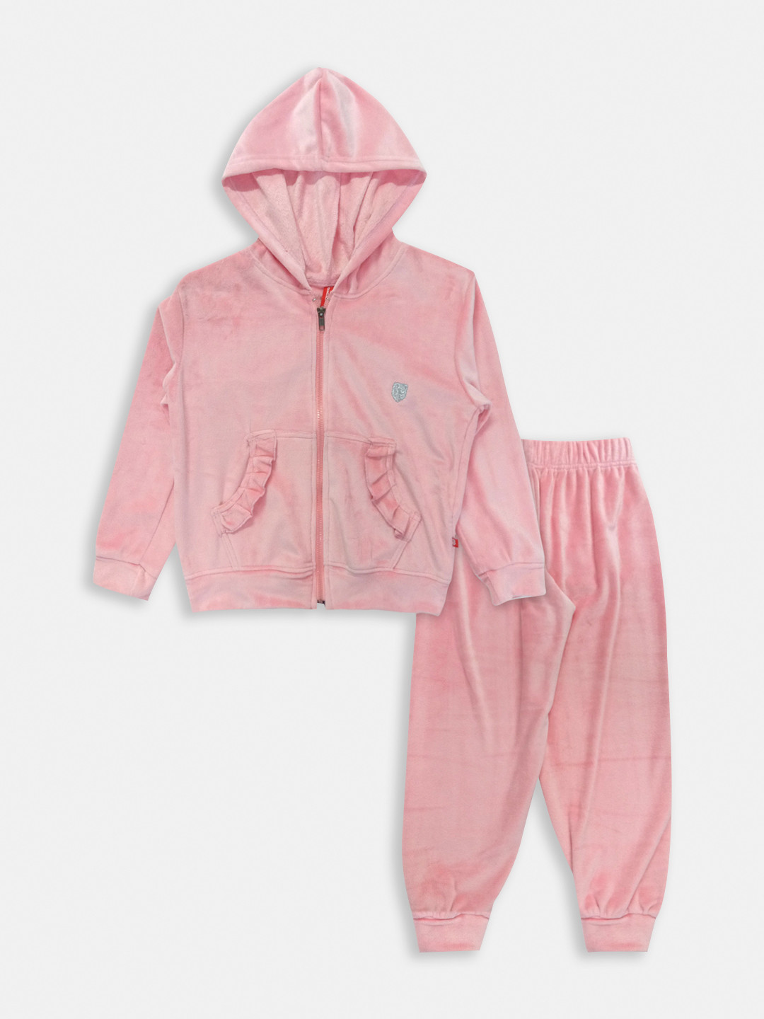 Here&Now X Game Begins Girls Velvet Finish Clothing Set