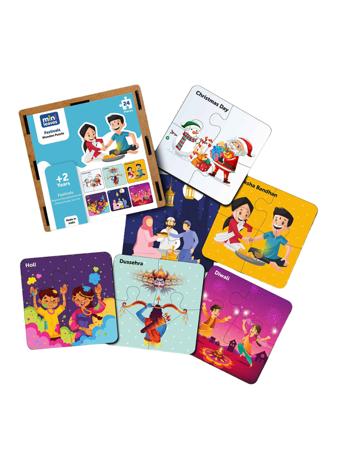 Mini Leaves Puzzles Activity Toys and Games