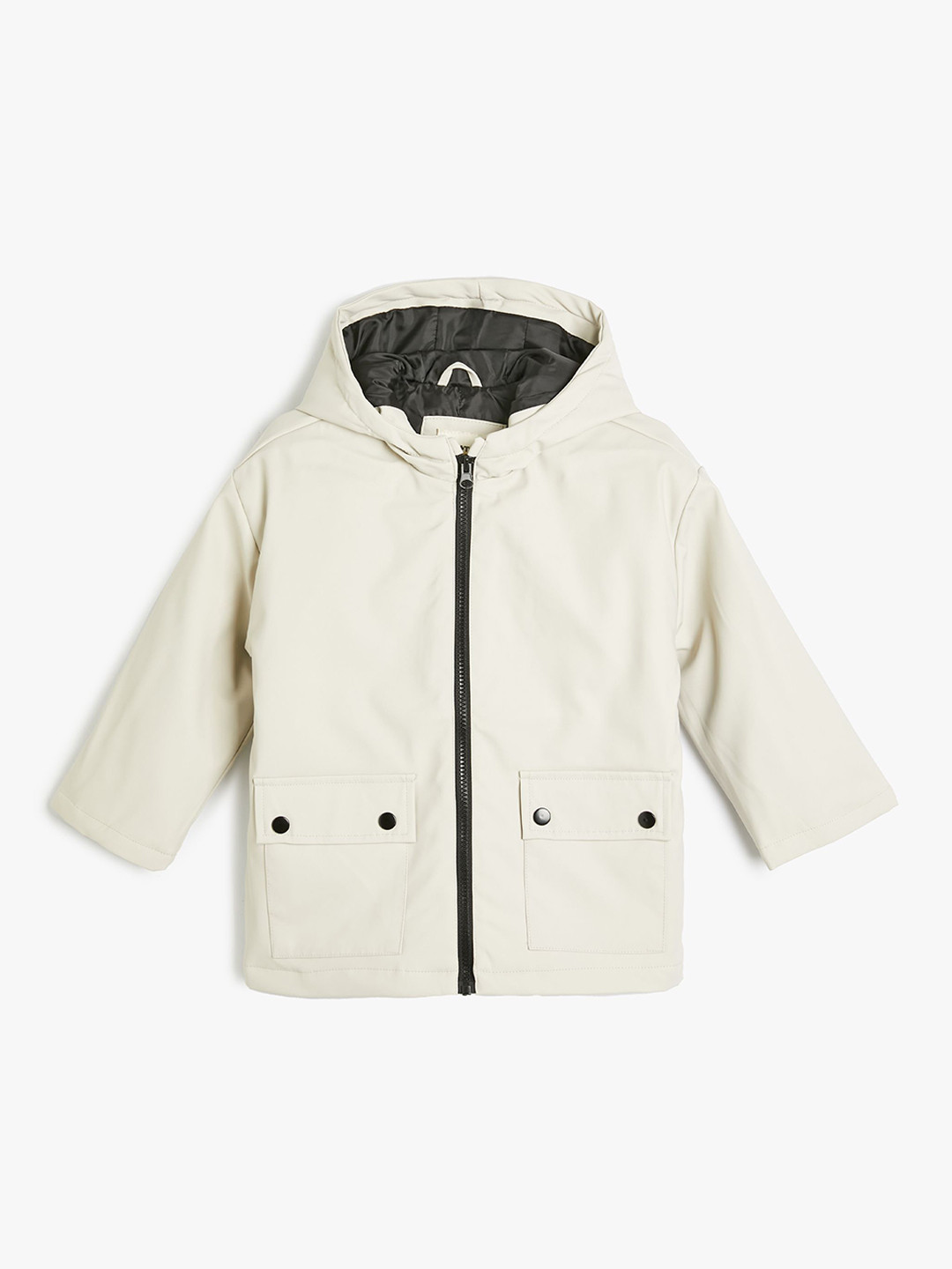 Koton Girls Long Sleeve Hooded Jacket