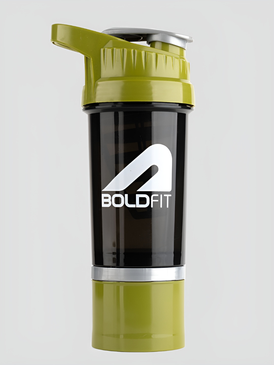 BOLDFIT Tornado Shaker Bottle 500 ml Armygreen