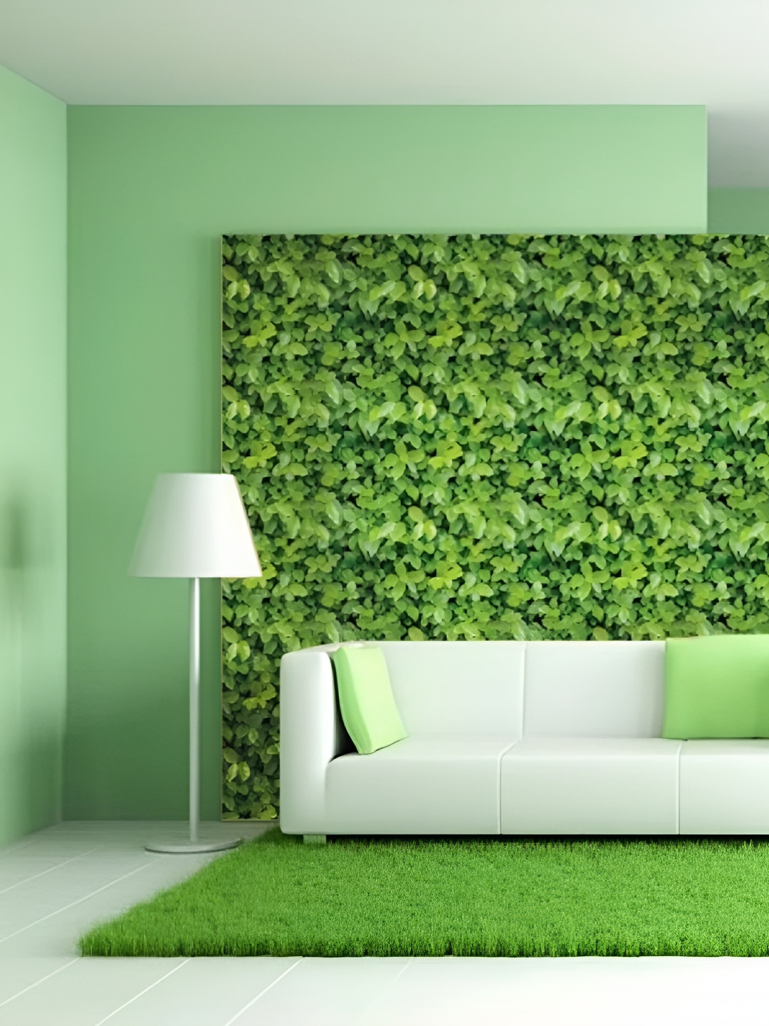 Asian royal Green Tropical Printed Waterproof Wallpaper