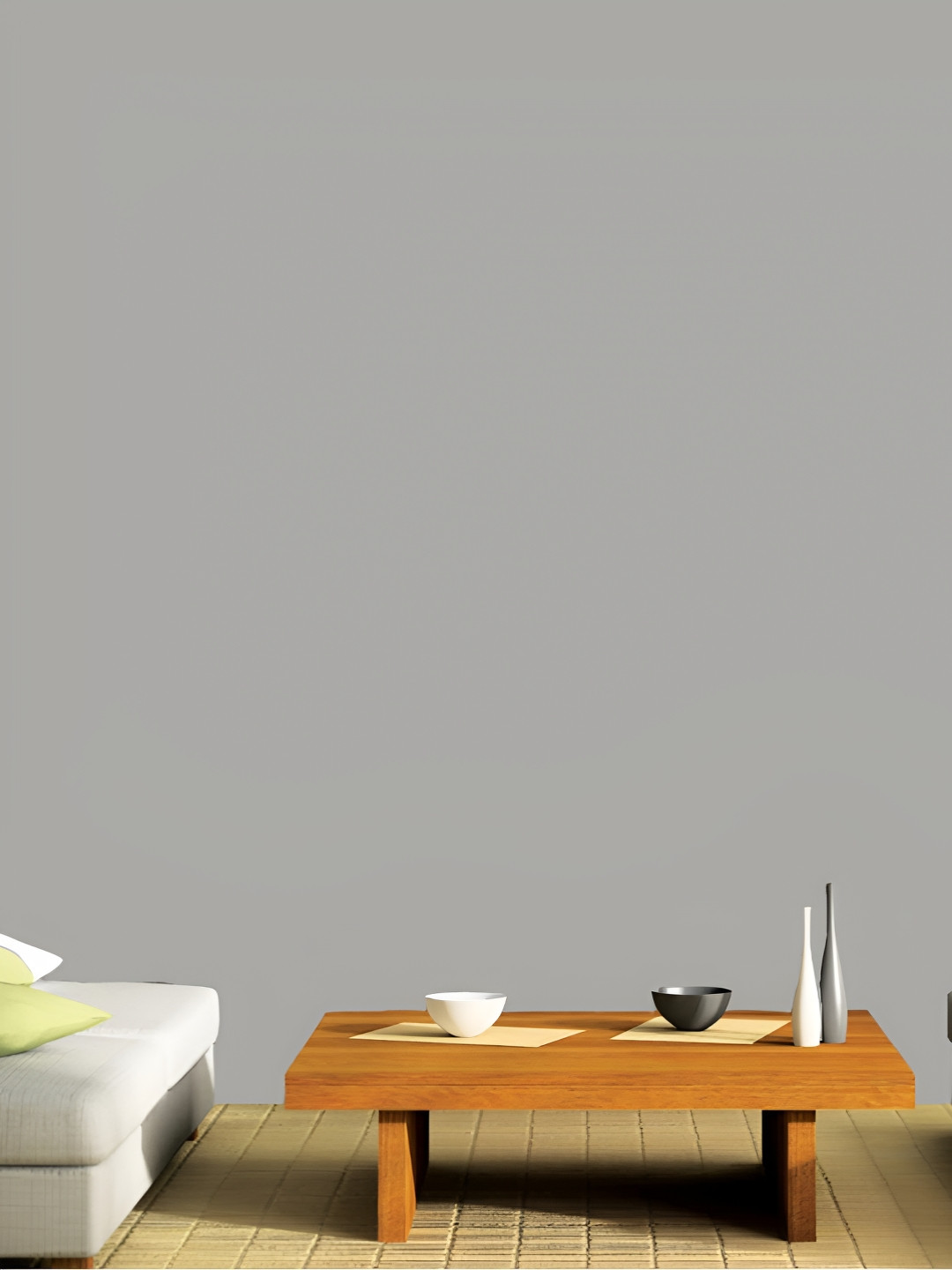 Asian royal Grey Waterproof Wallpaper