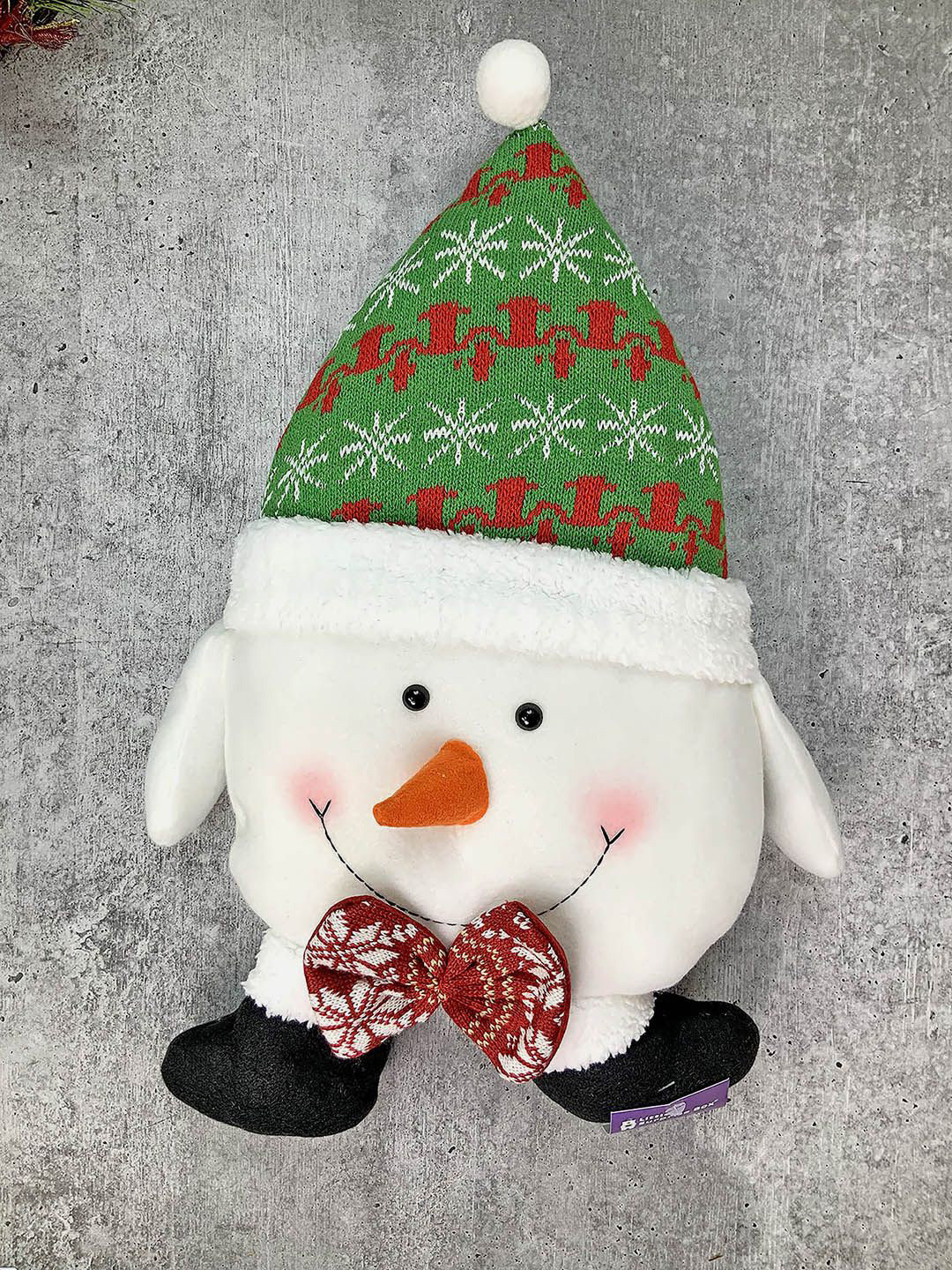 Little Surprise Box LLP Kids Green Snowman Christmas Decor