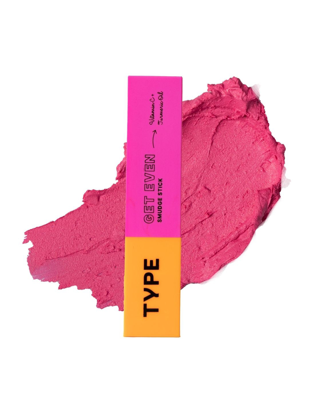 TYPE BEAUTY INC Get Even Smudge Blush Stick With Vitamin C - 12g - Cotton Candy