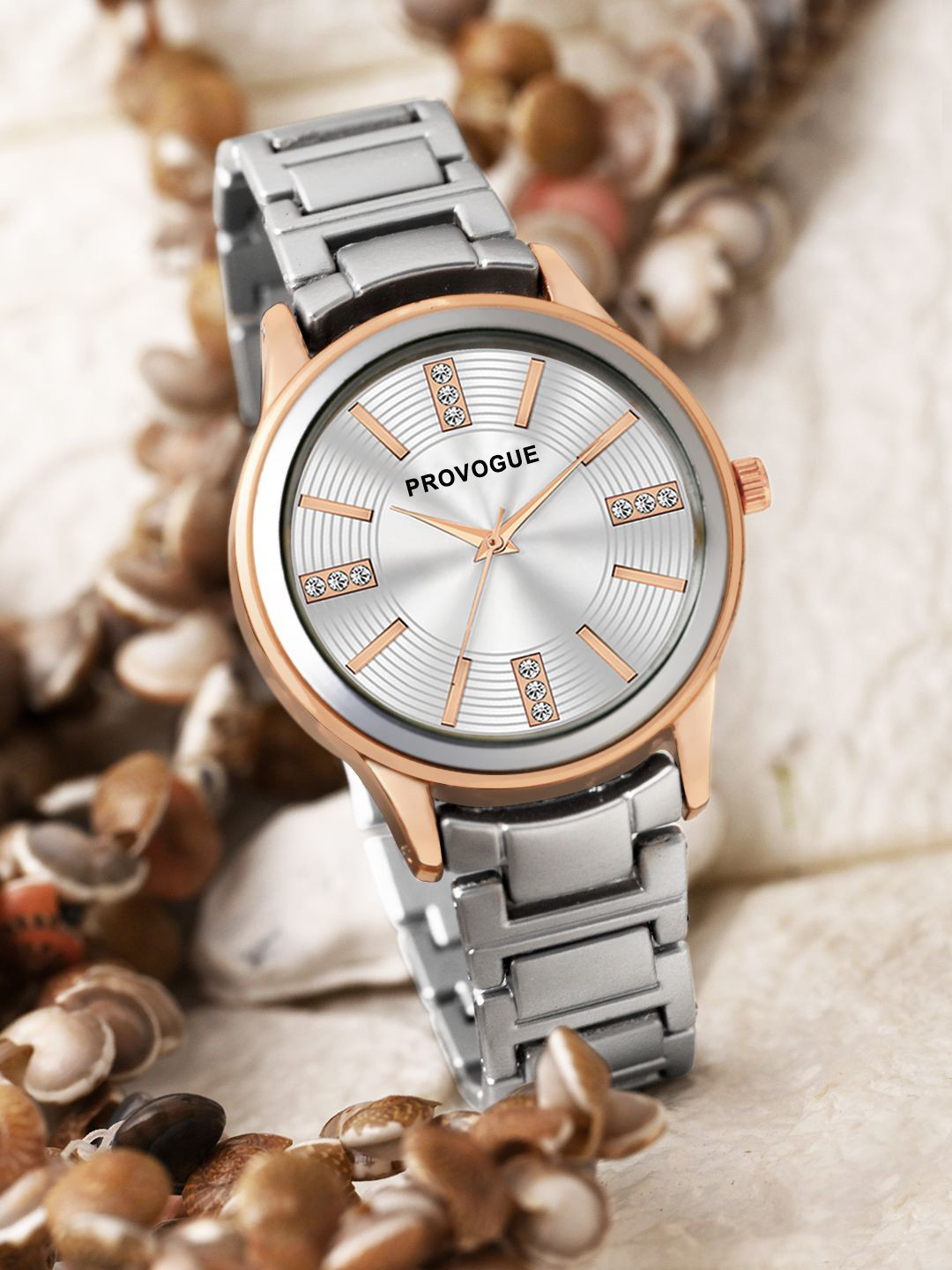 Provogue Women Dial & Bracelet Style Straps Analogue Watch HOBPR-102-RG
