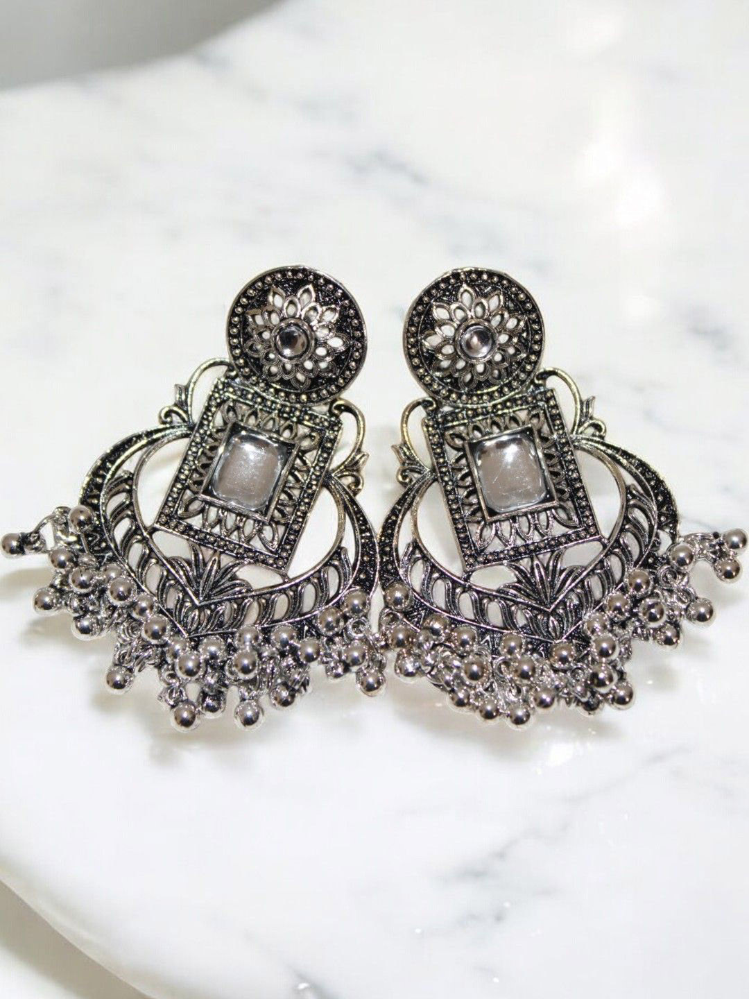 Jolly Faces Contemporary Drop Earrings