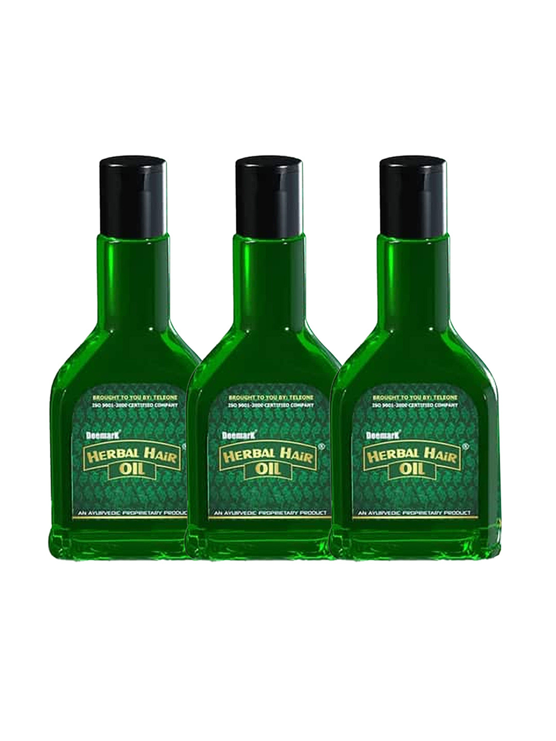 DEEMARK Set Of 3 Herbal Hair Oil With Amla - 120 ml Each