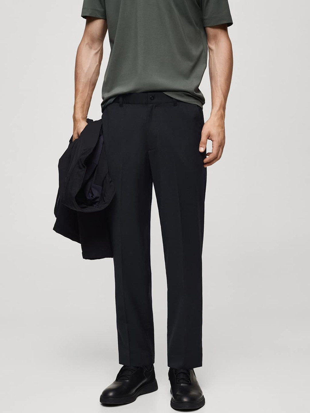 MANGO MAN Slim Fit Performance Trousers