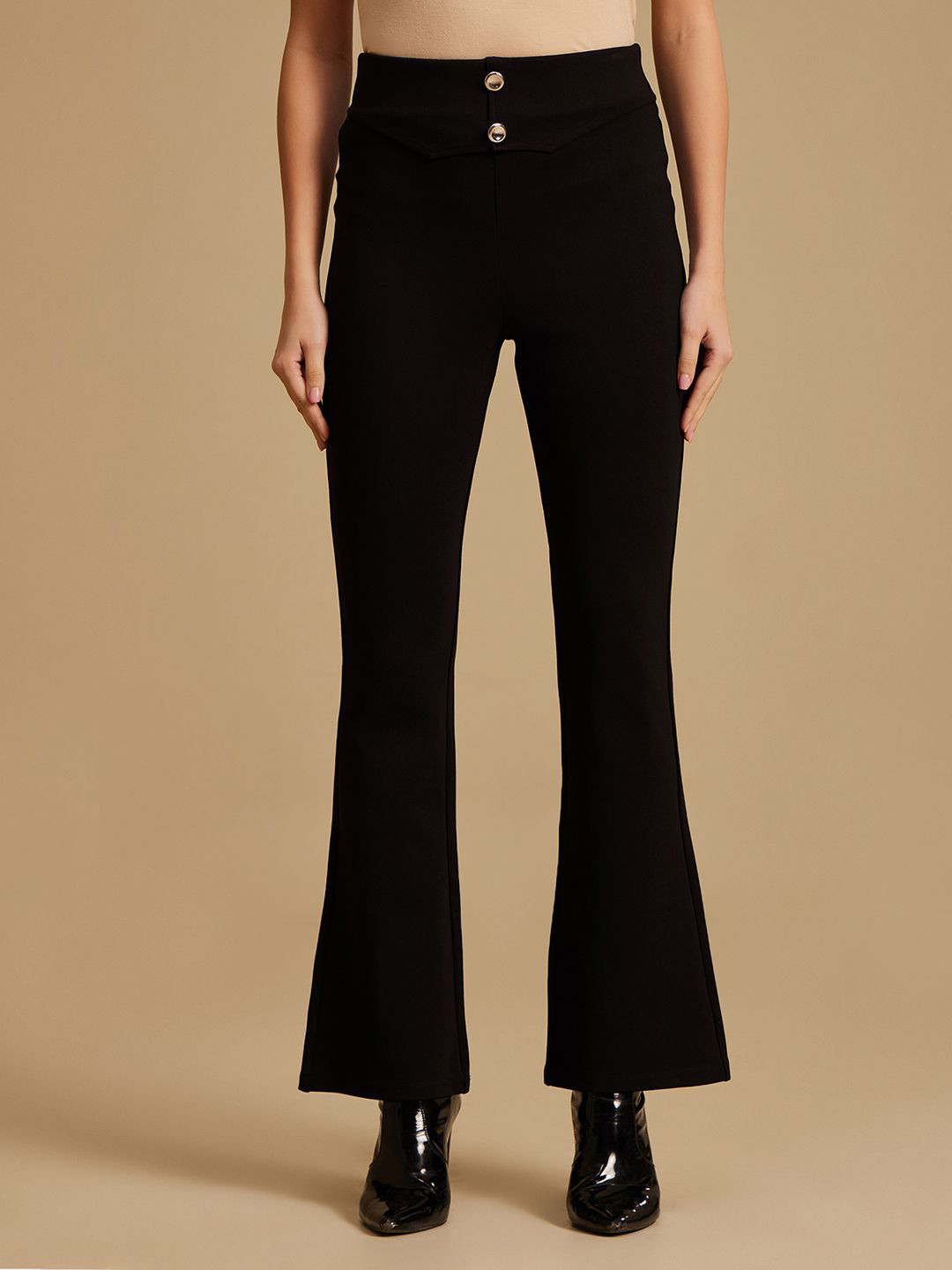 Kazo Women Mid-Rise Bootcut Jegging