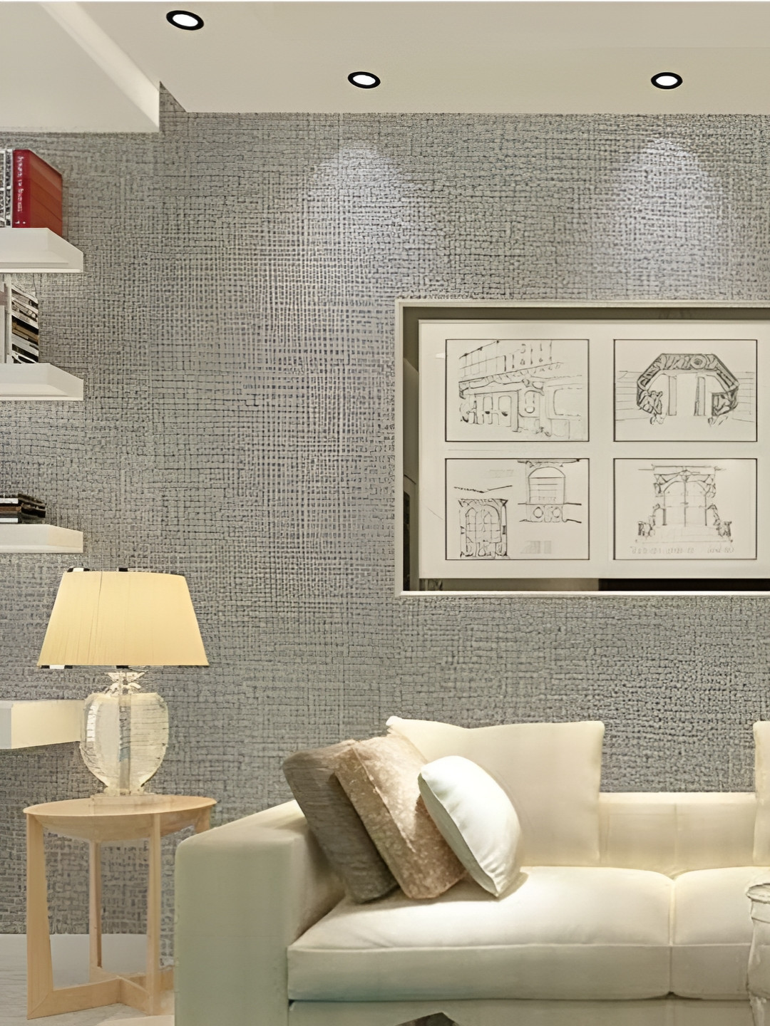 Asian royal Grey Textured PVC Vinyl Decals & Sticker