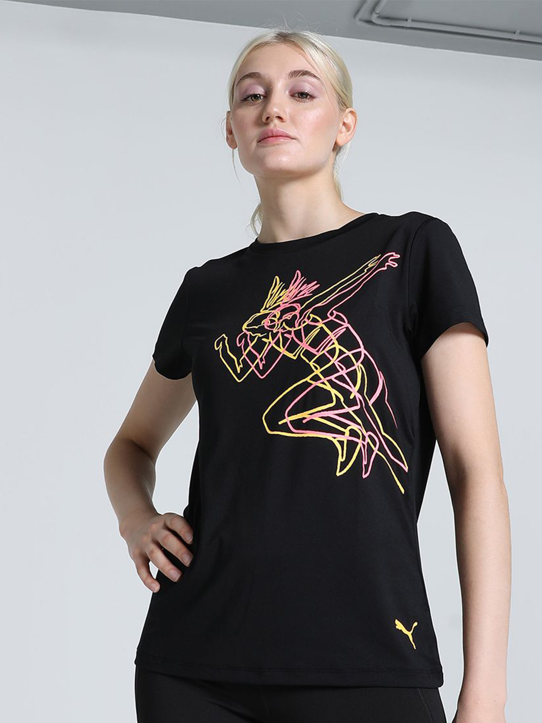 Puma Active Graphic Printed Training T-Shirt