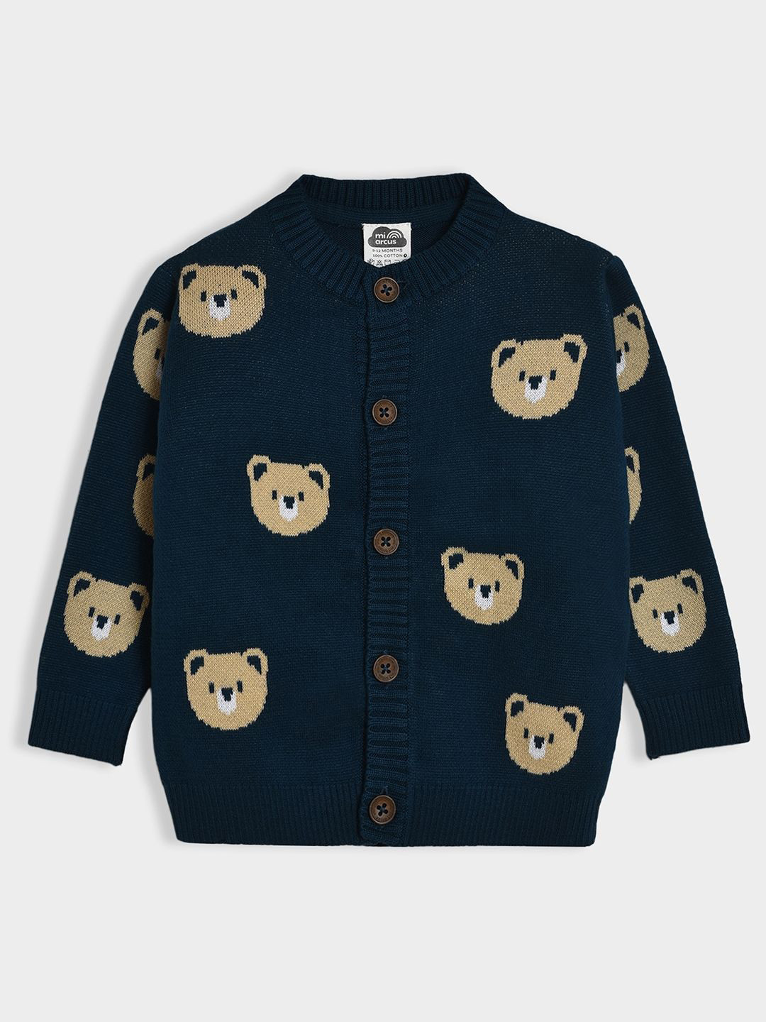 MiArcus Kids Animal Printed Cardigan