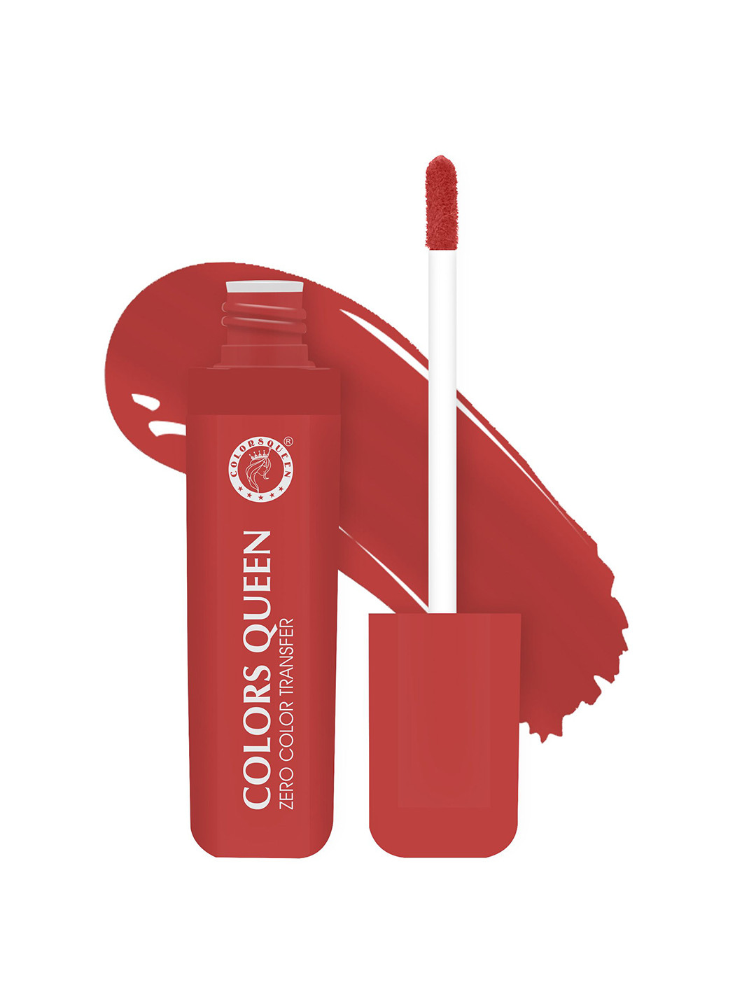 Colors Queen Zero Color Transfer Long Lasting Liquid Lipstick 8g - Coral Camp 04