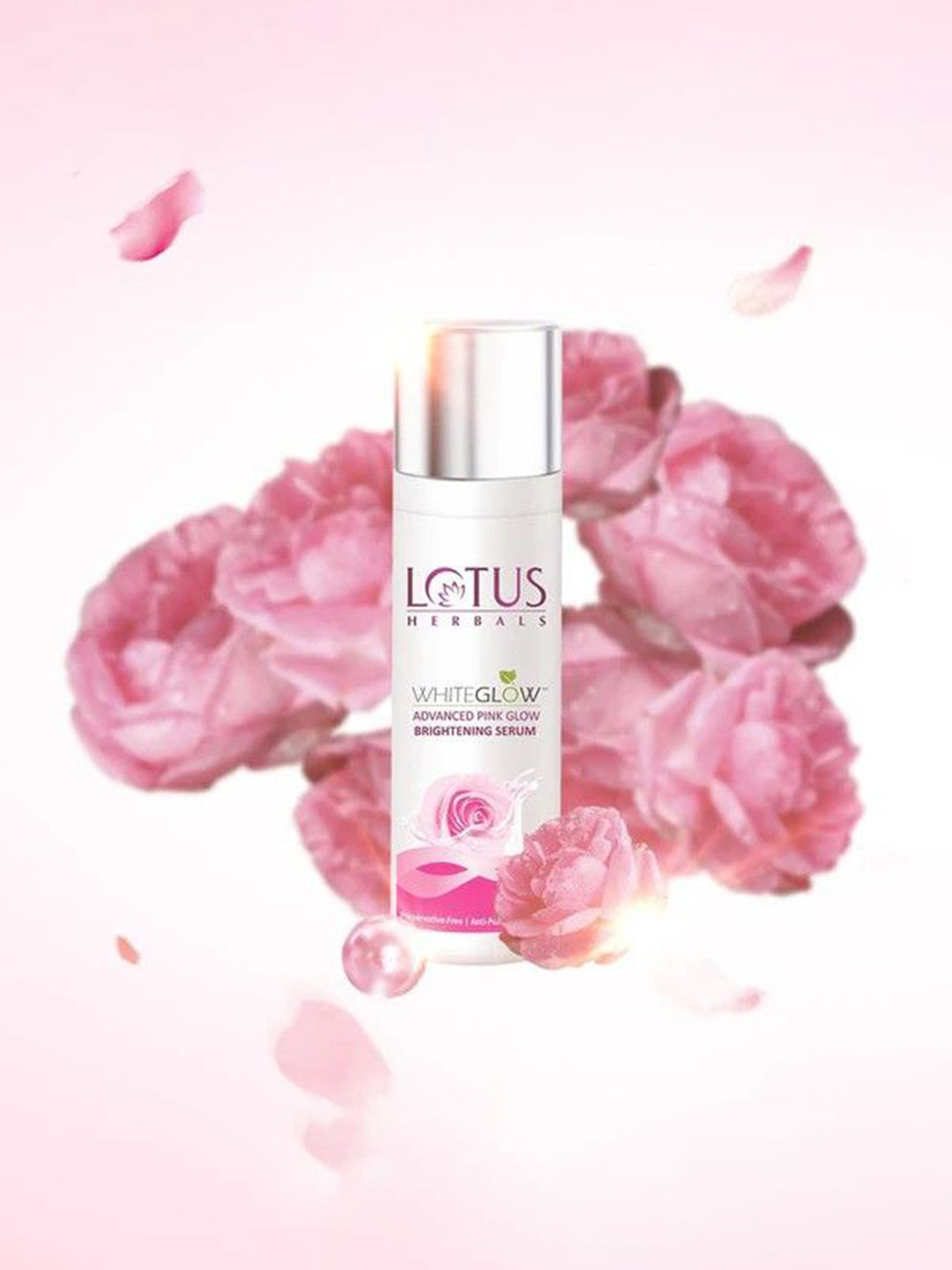Lotus Herbals Set Of 2 Whiteglow Advanced Pink Glow Night Cream- 50 g & Face Serum- 30 ml
