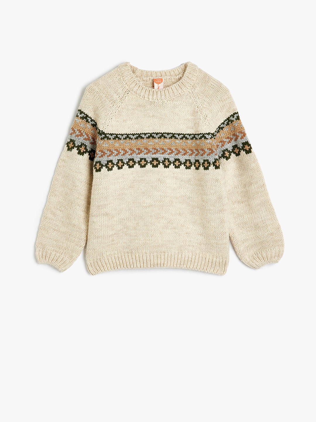 Koton Boys Fair Isle Printed Pullover