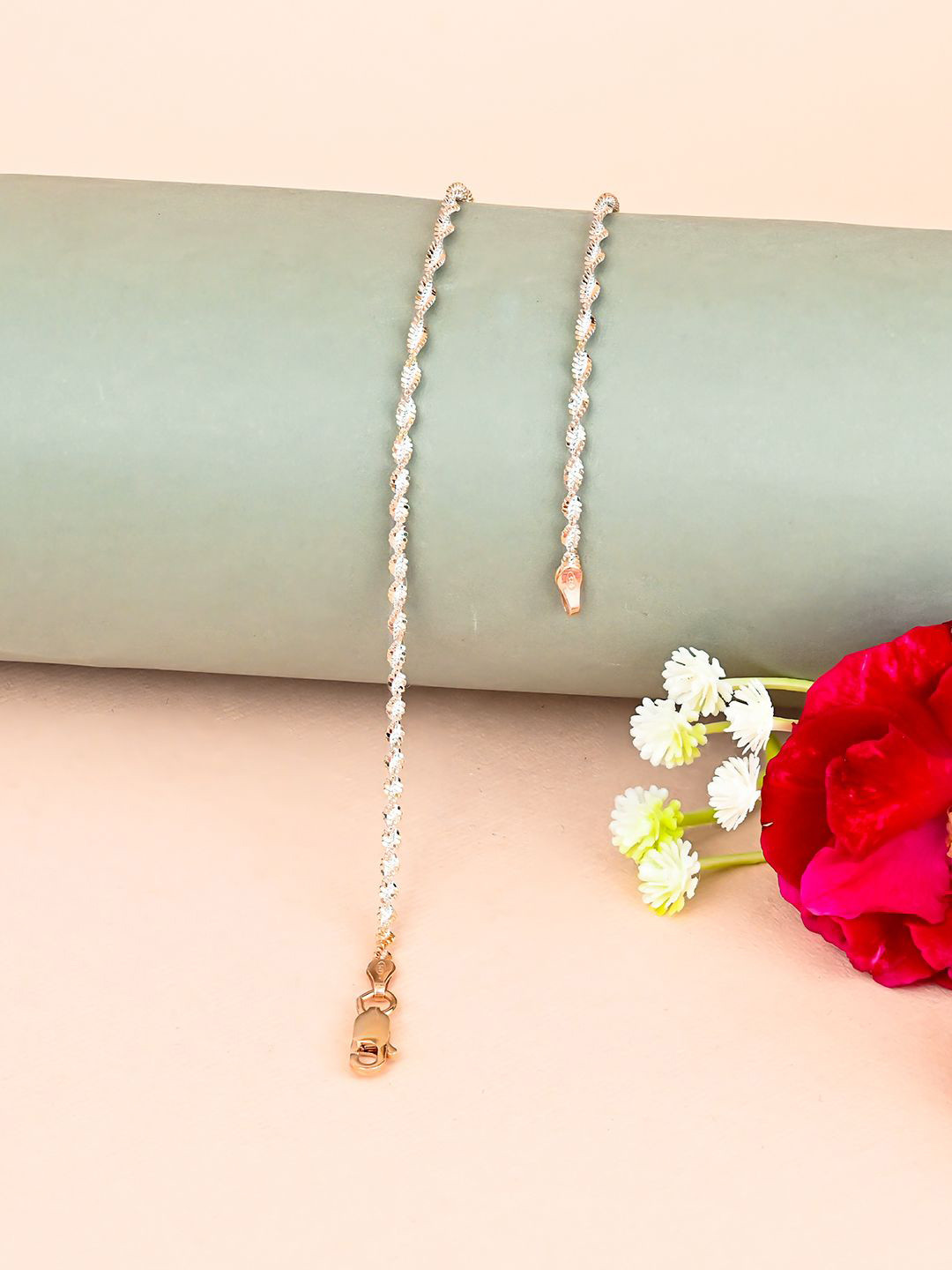 TOUCH925 925 Silver Single Anklet