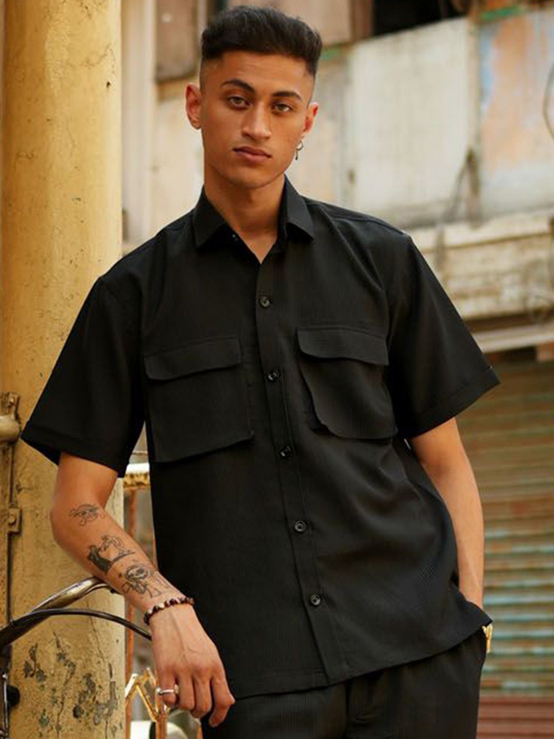 Big Bunny Self Design Shirt with Trousers