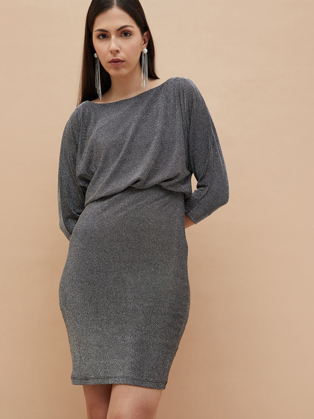 CODE by Lifestyle Boat Neck Blouson Dress