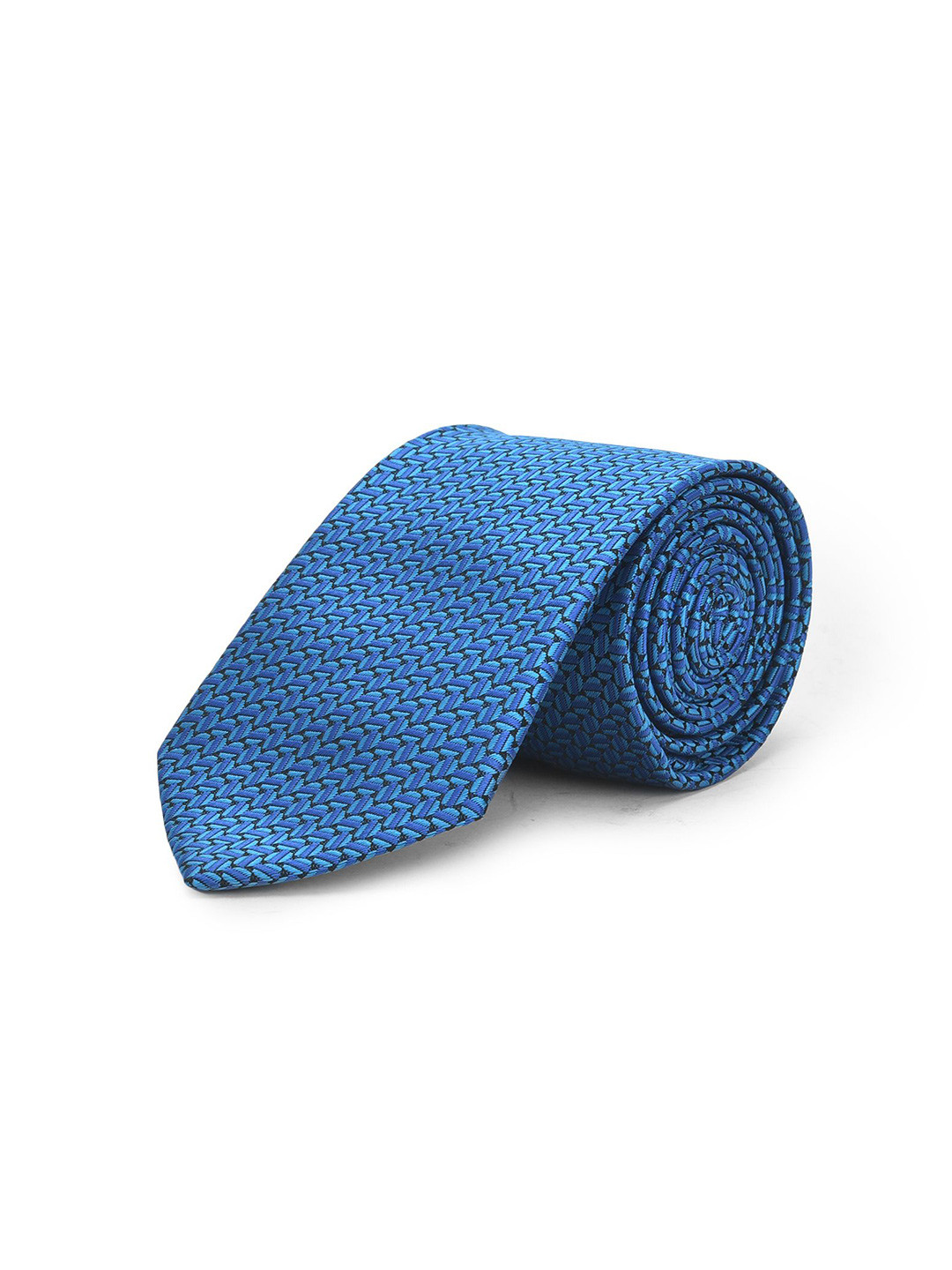 Cazzano Men Woven Design Textured  Skinny Tie