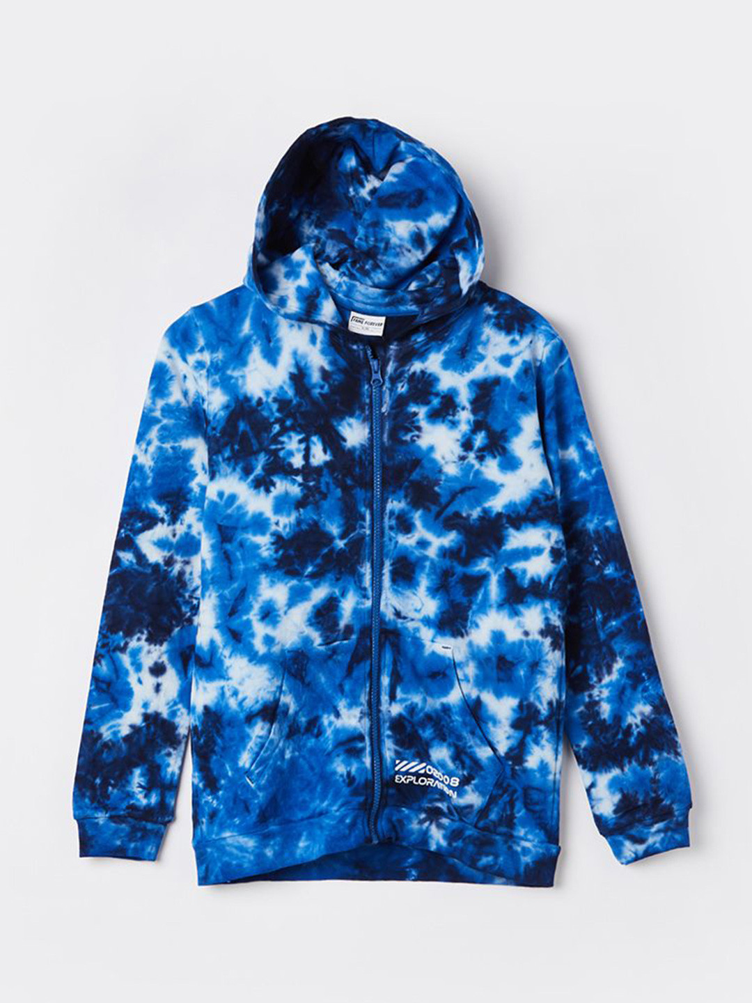 Fame Forever by Lifestyle Boys Front-Open Long Sleeves Cotton Hooded Sweatshirt