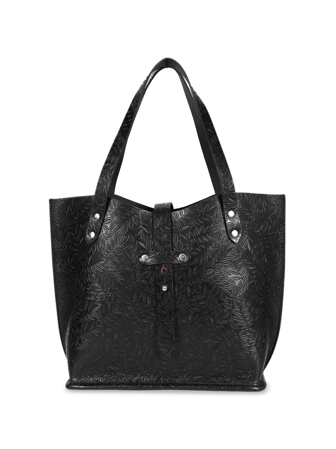 Celtic Leather Shopper Tote Bag