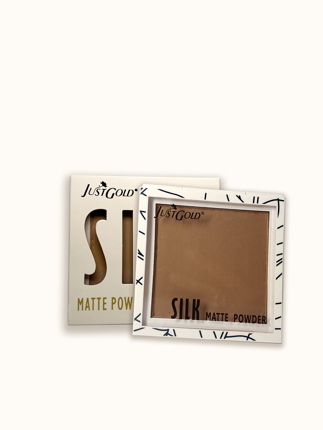 JUSTGOLD Silk Matte Long Lasting Full Coverage Powder Foundation 15 g - Shade 10