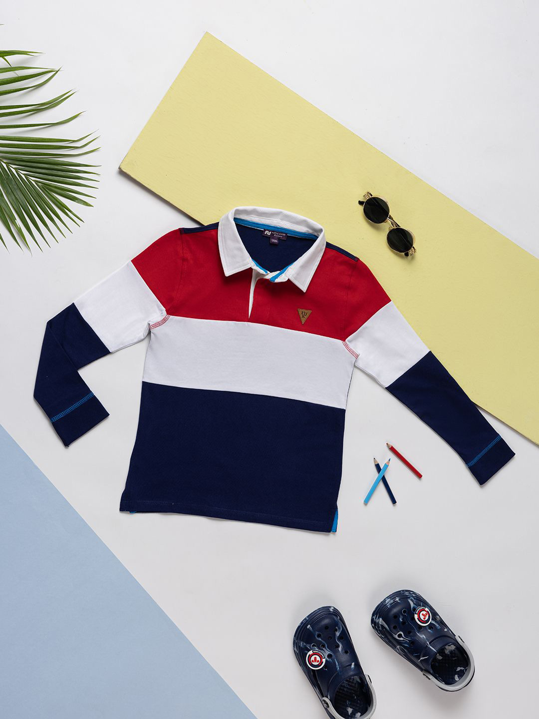 Purple United Kids Boys Polo T-Shirt