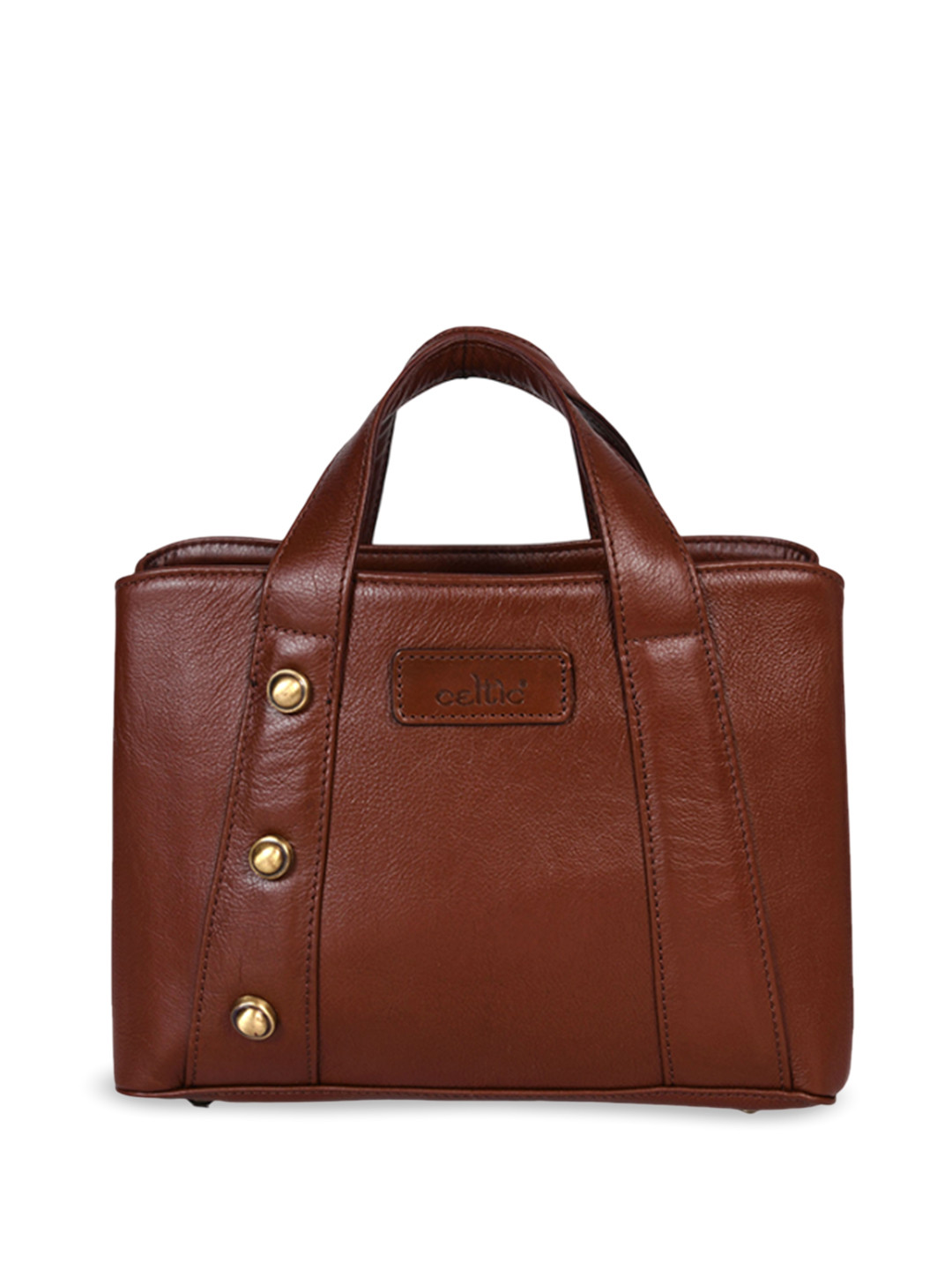 Celtic Tan Textured Leather Sling Bag