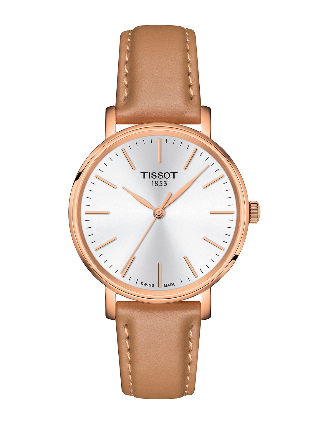 TISSOT Women Dial & Leather Straps Analogue Watch T1432103601100
