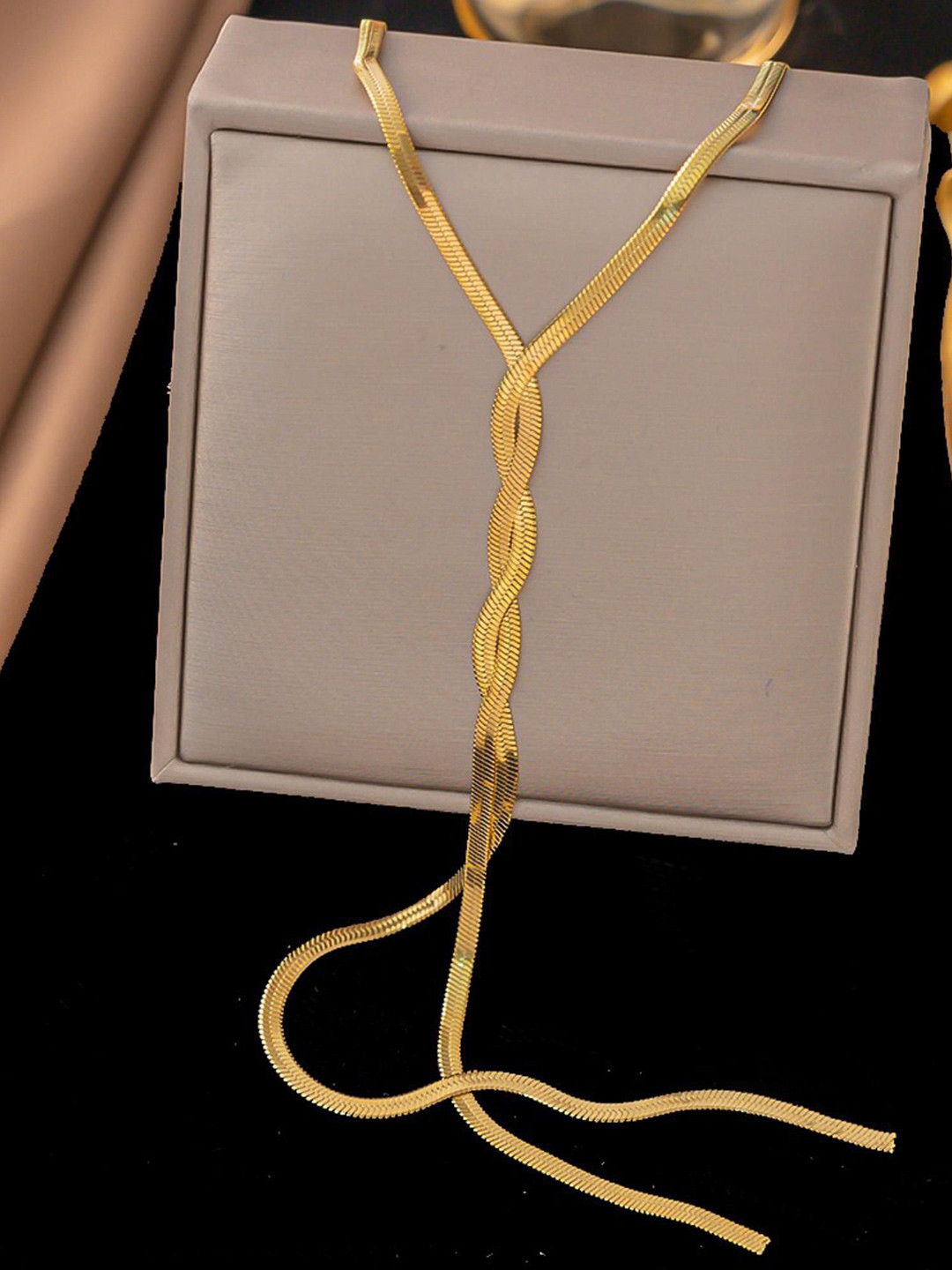 MYKI Gold-Plated Handsome Stainless Steel Minimal Chain