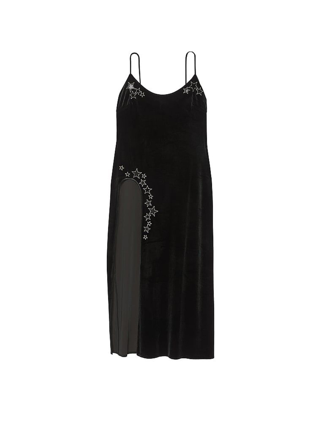 Victoria's Secret Starstruck Velvet Embellished Slip
