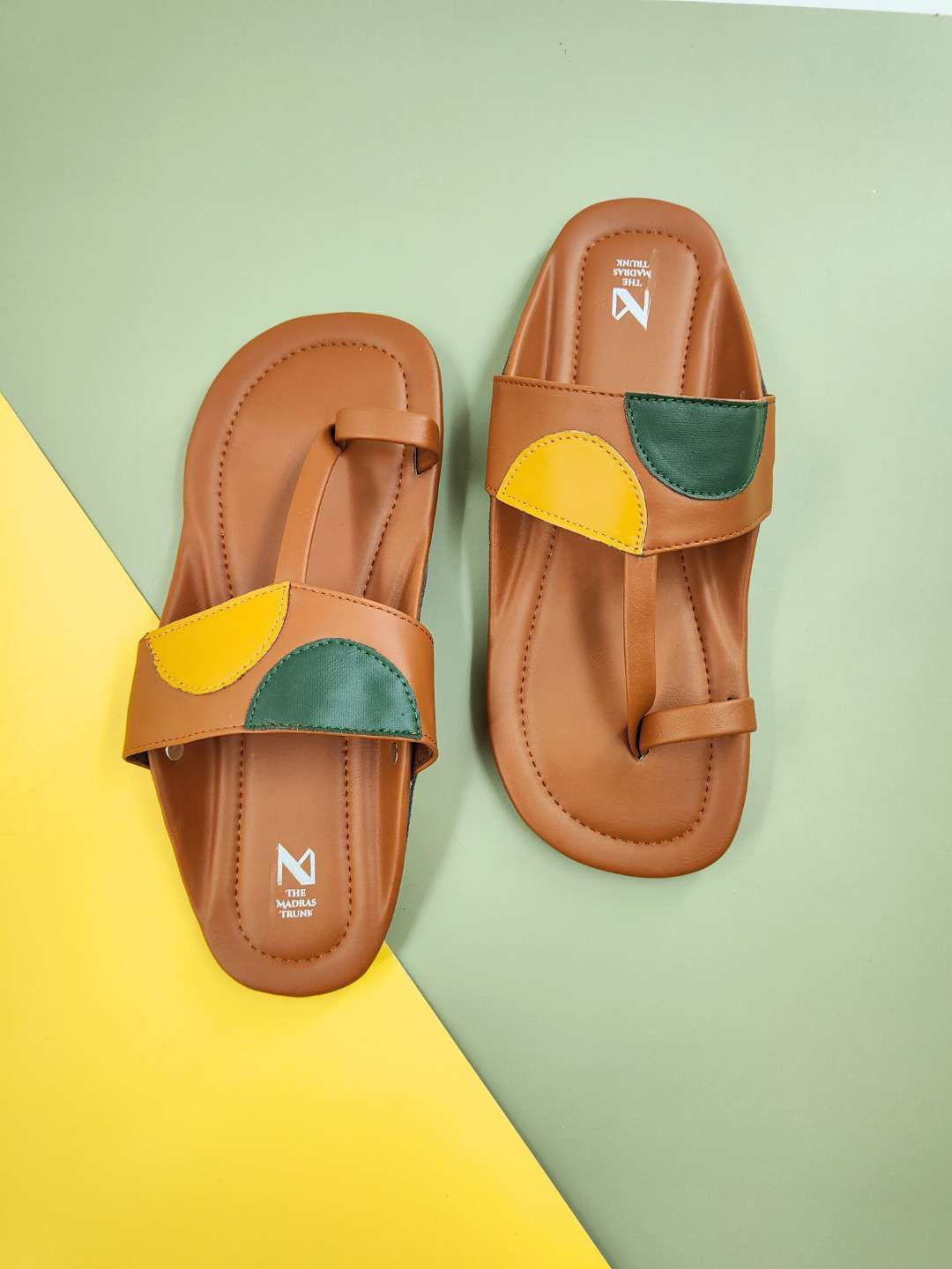 THE MADRAS TRUNK Men Core Slip-On Comfort Sandals