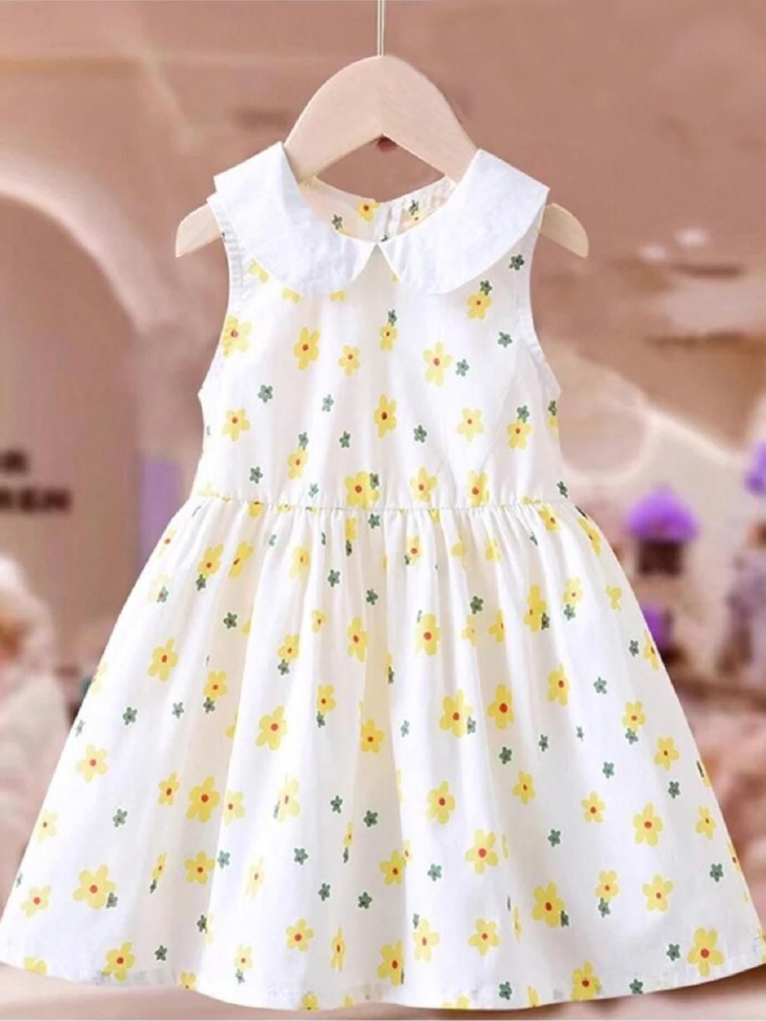 Miss & Chief Polka Dot Print Fit & Flare Dress