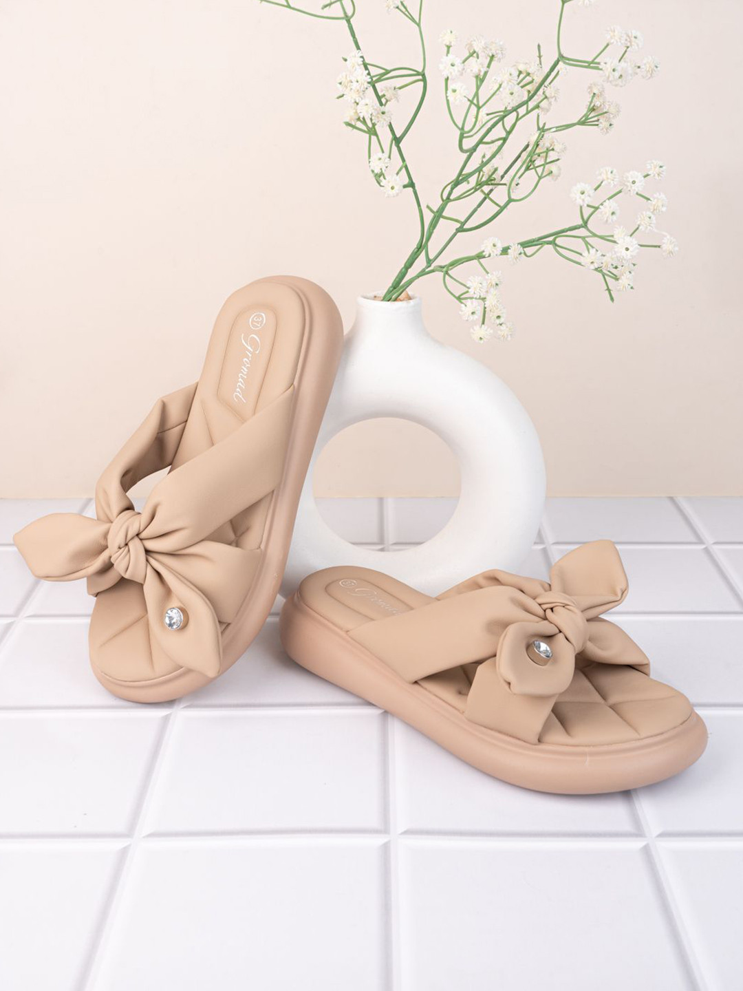 BRISKERS Gromad Ocean Breeze Open Toe Flats